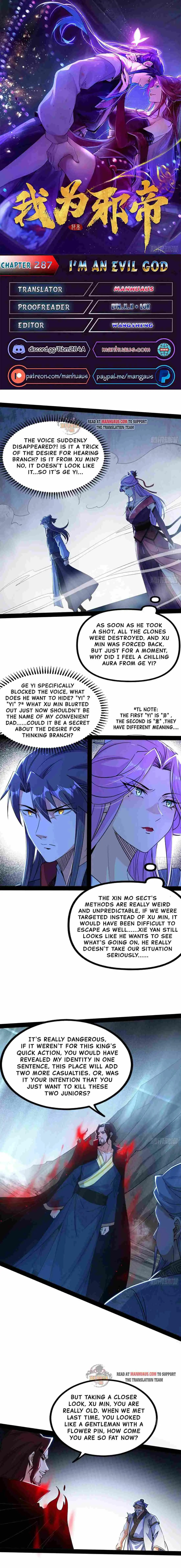 I’m An Evil God Chapter 287 — Page 1