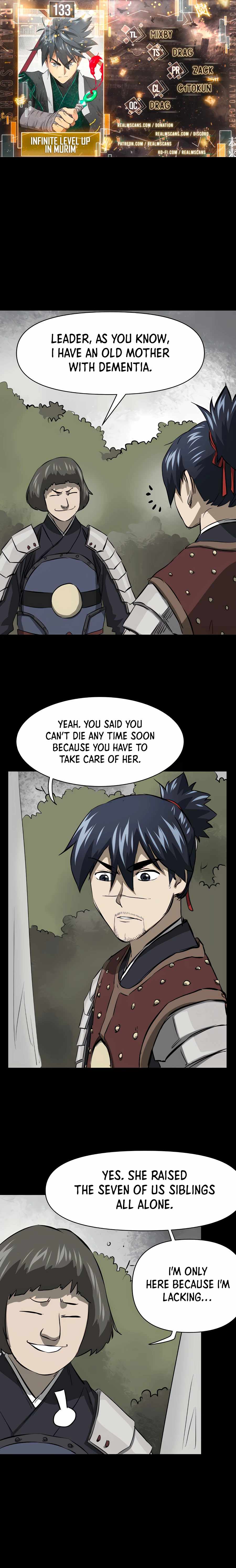 Infinite Leveling: Murim Chapter 133 — Page 1