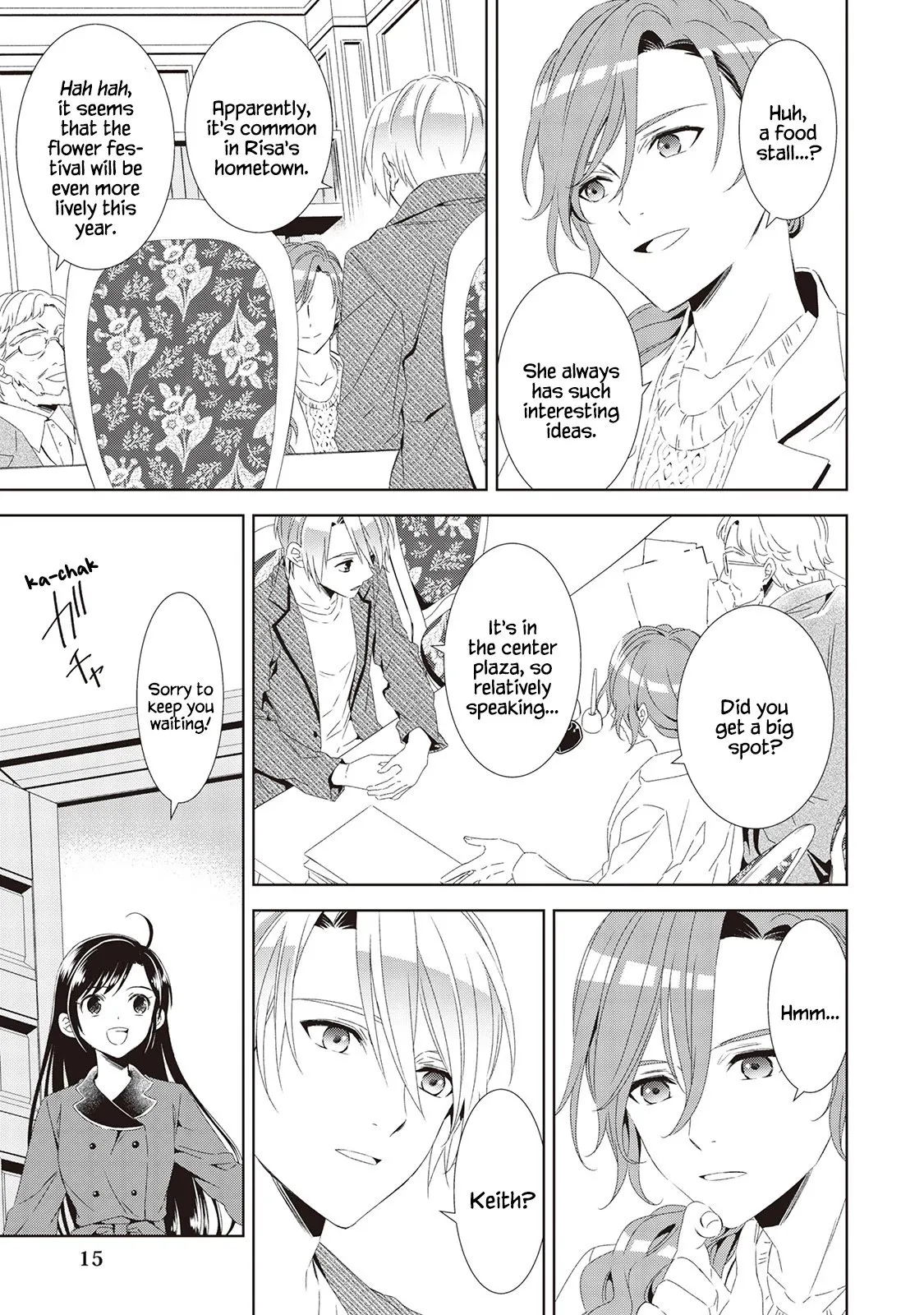 Isekai de Café o Kaiten Shimashita. Chapter 49 — Page 15