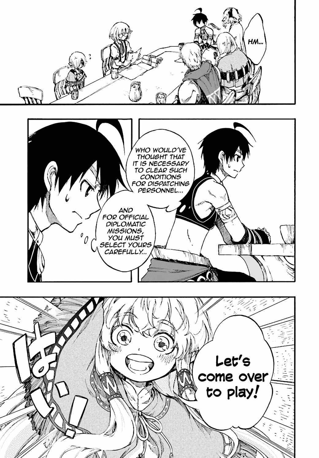 Isekai Mokushiroku Mynoghra: Hametsu no Bunmei de Hajimeru Sekai Seifuku Chapter 11.1 — Page 14