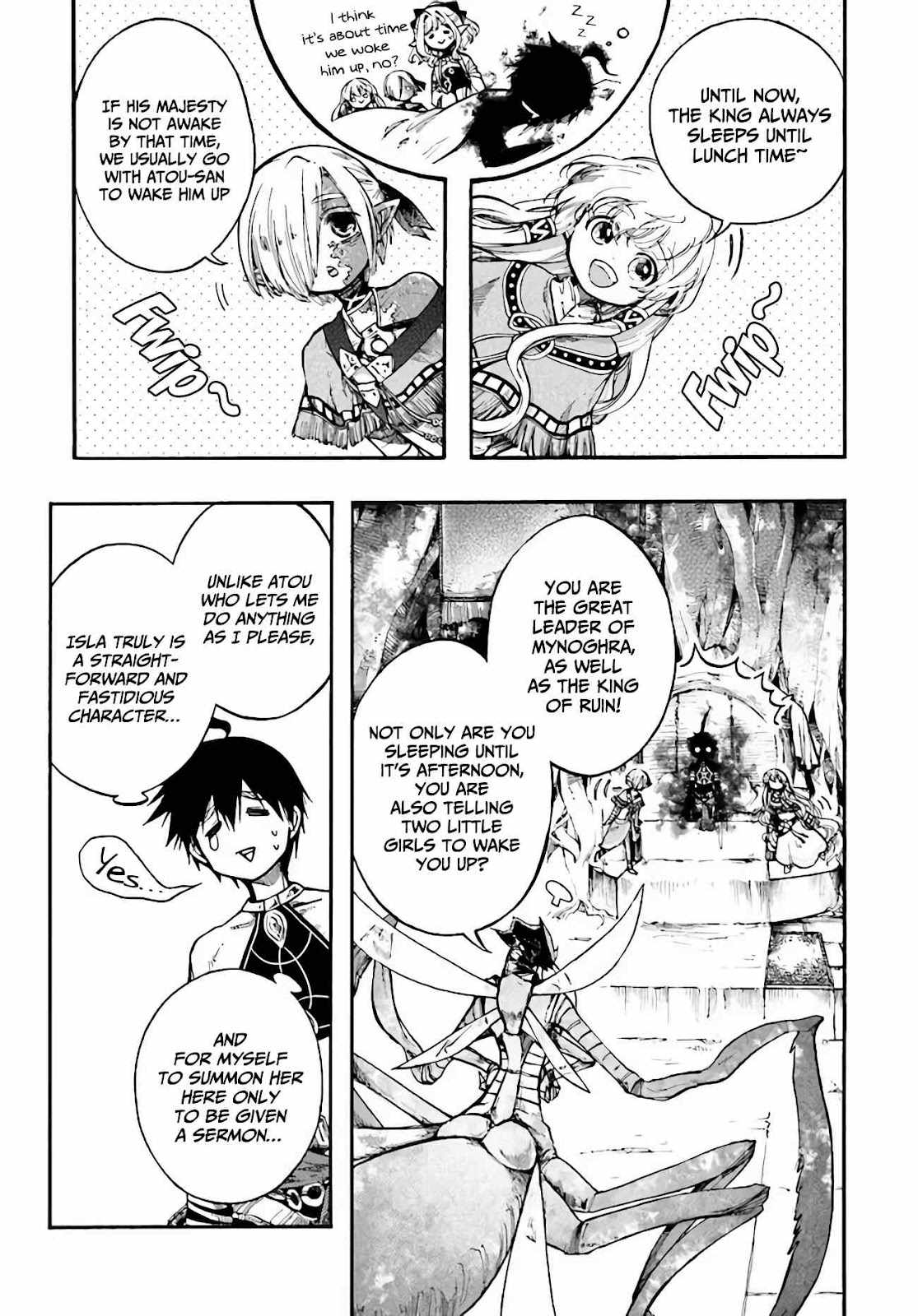 Isekai Mokushiroku Mynoghra: Hametsu no Bunmei de Hajimeru Sekai Seifuku Chapter 14.1 — Page 4