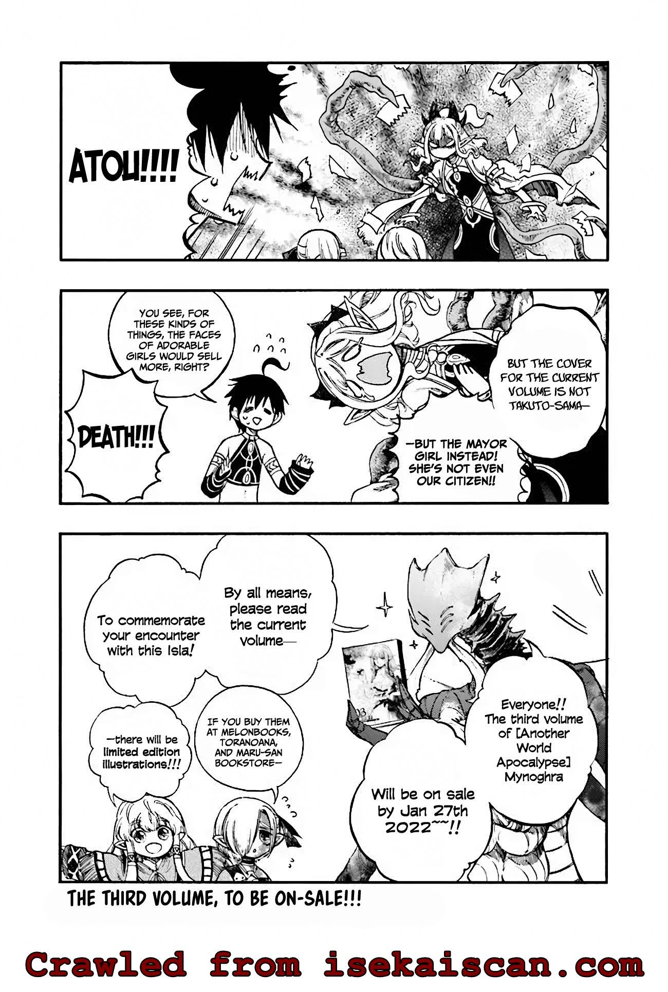 Isekai Mokushiroku Mynoghra: Hametsu no Bunmei de Hajimeru Sekai Seifuku Chapter 15.5 — Page 3
