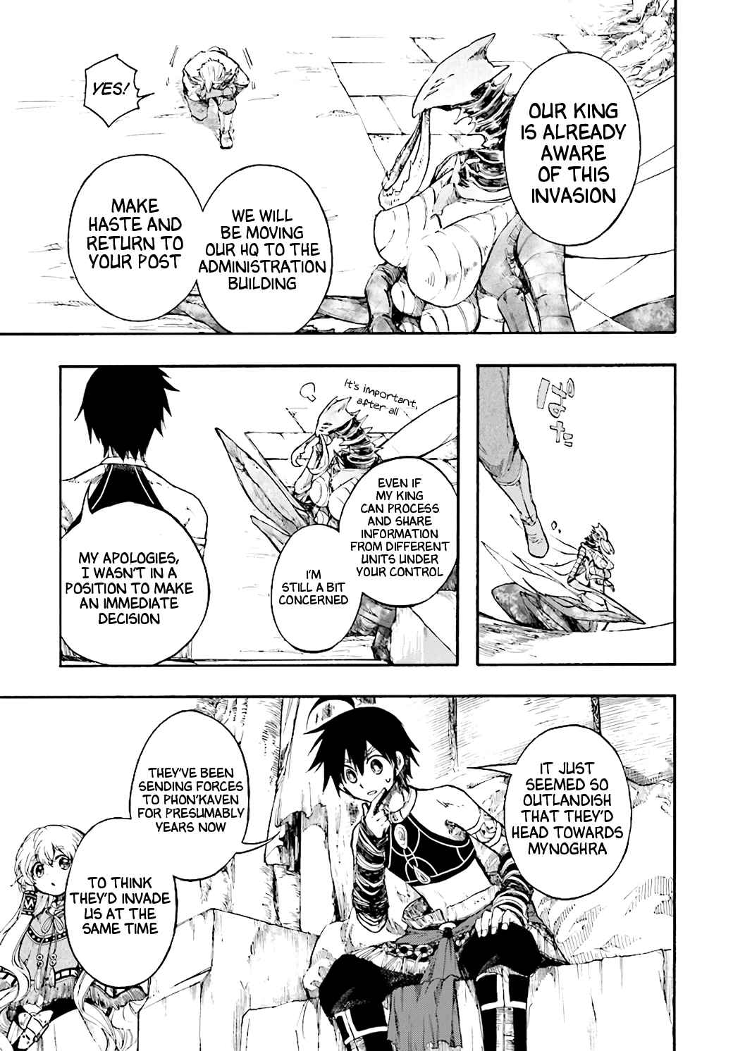 Isekai Mokushiroku Mynoghra: Hametsu no Bunmei de Hajimeru Sekai Seifuku Chapter 18 — Page 3