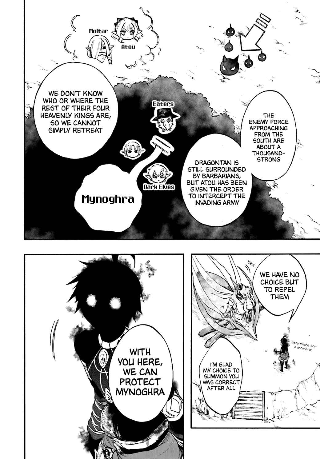 Isekai Mokushiroku Mynoghra: Hametsu no Bunmei de Hajimeru Sekai Seifuku Chapter 18 — Page 8
