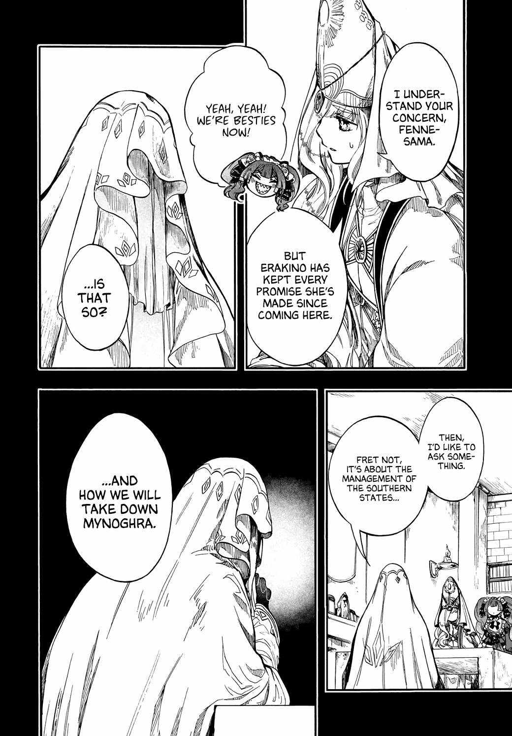 Isekai Mokushiroku Mynoghra: Hametsu no Bunmei de Hajimeru Sekai Seifuku Chapter 28 — Page 14