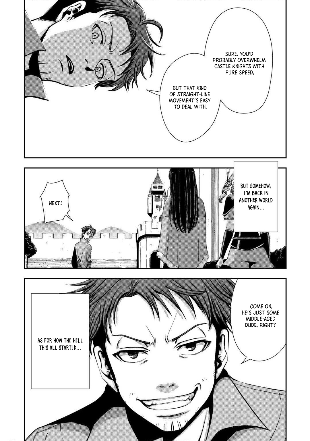 Isekai Nidome no Ossan, Dou Kangaete mo Koukousei Yuusha yori Tsuyoi Chapter 1 — Page 6
