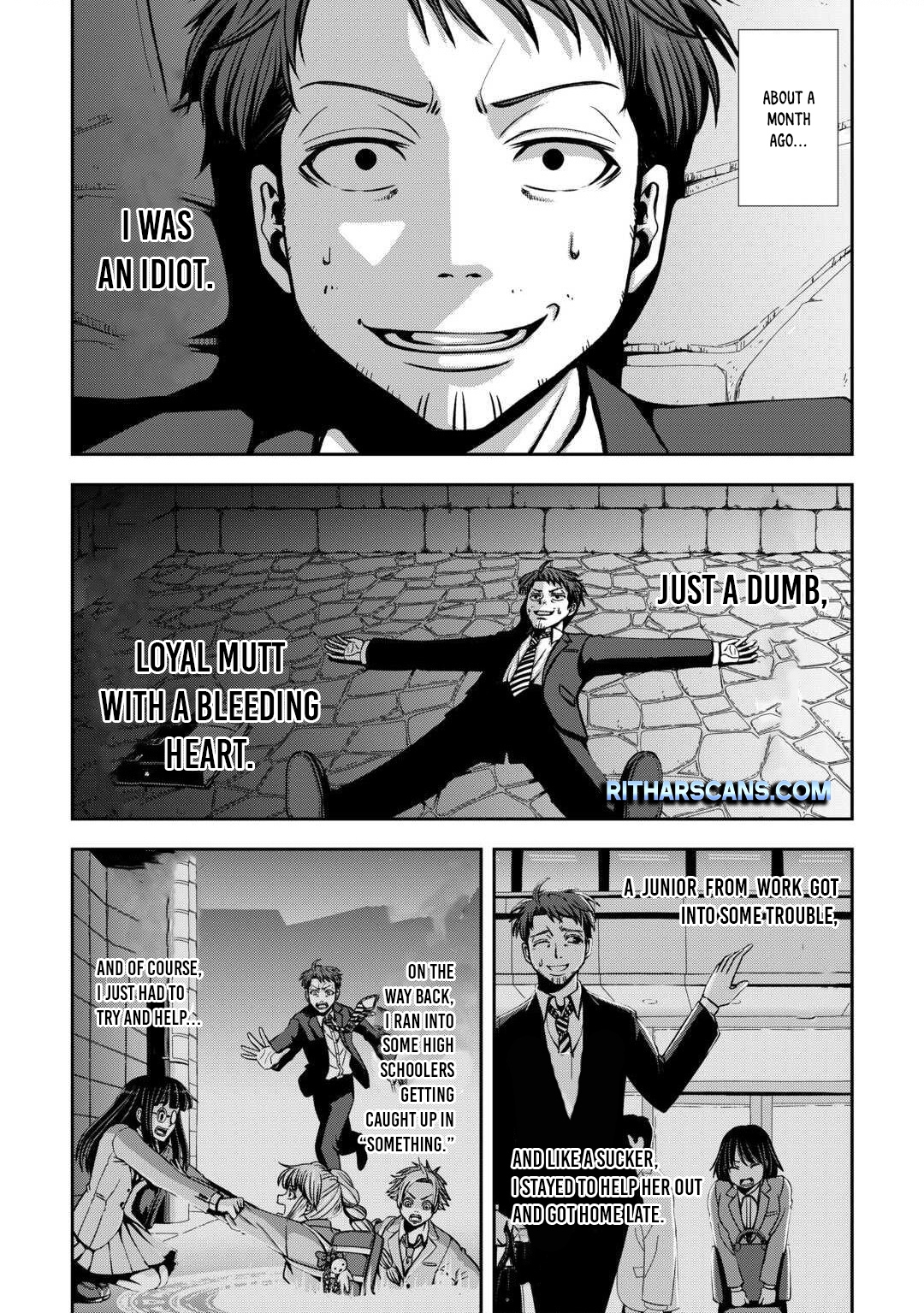 Isekai Nidome no Ossan, Dou Kangaete mo Koukousei Yuusha yori Tsuyoi Chapter 1 — Page 9