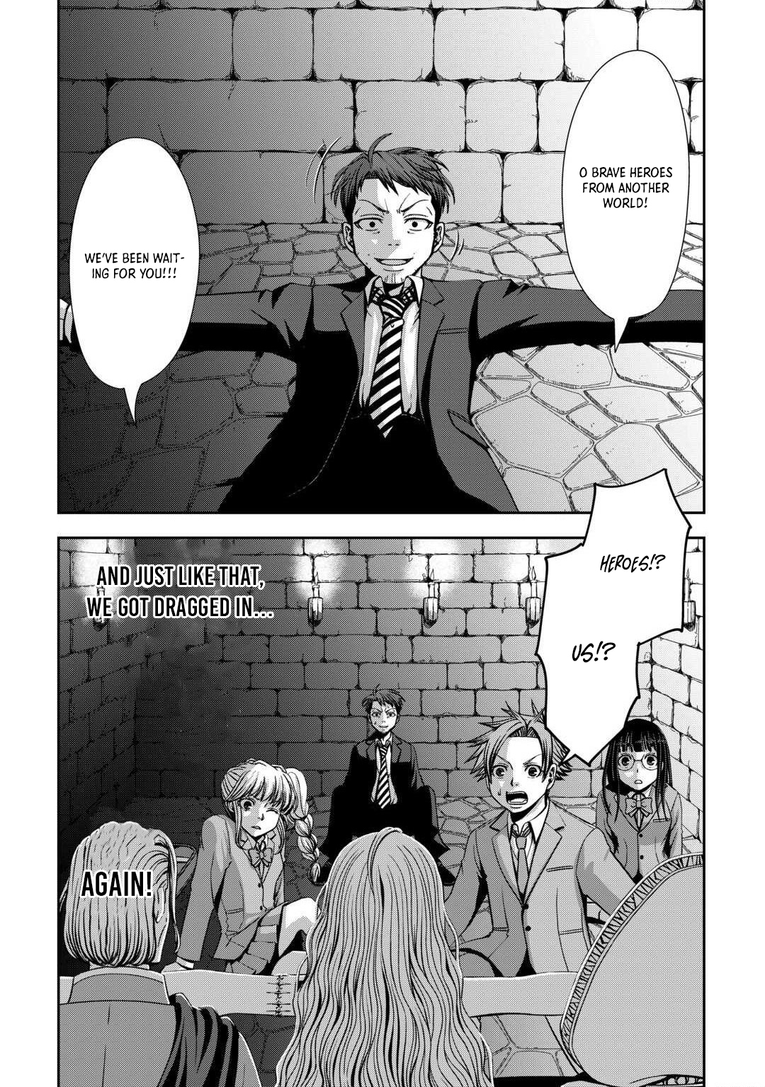 Isekai Nidome no Ossan, Dou Kangaete mo Koukousei Yuusha yori Tsuyoi Chapter 1 — Page 10