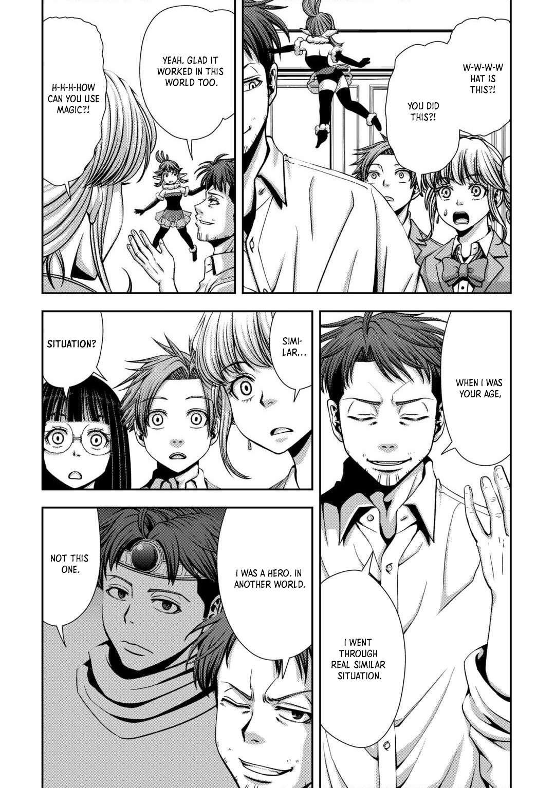 Isekai Nidome no Ossan, Dou Kangaete mo Koukousei Yuusha yori Tsuyoi Chapter 1 — Page 42