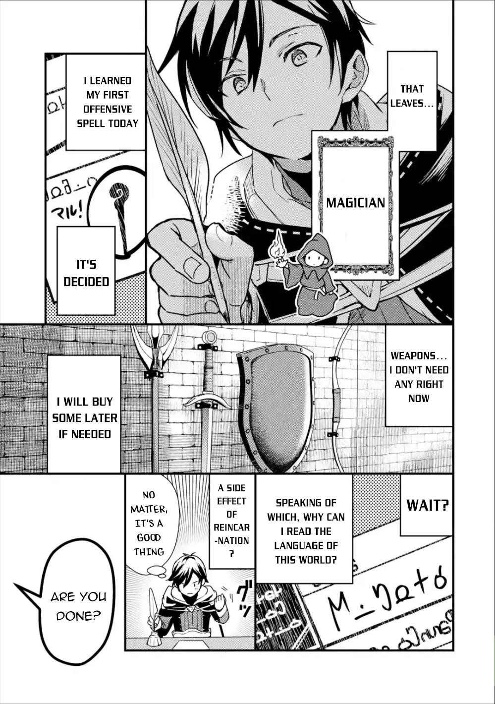 Isekai Tensei de Kenja ni Natte Boukensha Seikatsu: [Mahou Kairyou] de Isekai Saikyou Chapter 2.1 — Page 14