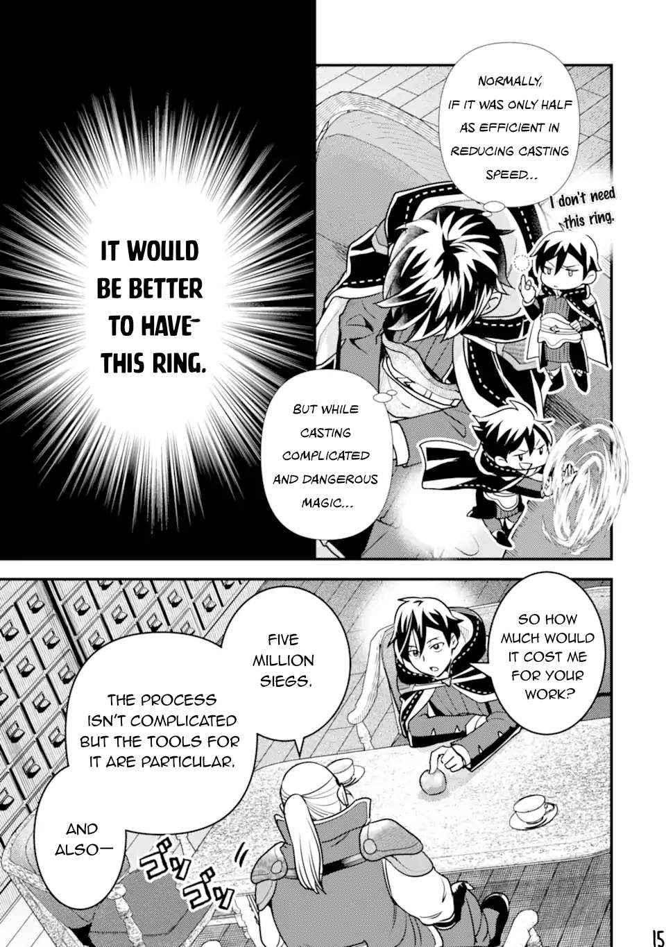 Isekai Tensei de Kenja ni Natte Boukensha Seikatsu: [Mahou Kairyou] de Isekai Saikyou Chapter 20 — Page 15