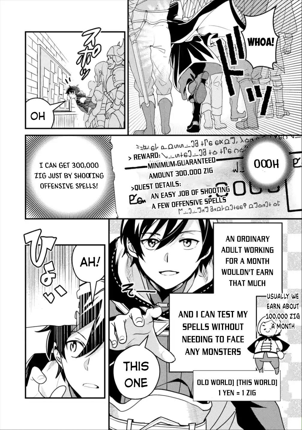 Isekai Tensei de Kenja ni Natte Boukensha Seikatsu: [Mahou Kairyou] de Isekai Saikyou Chapter 4 — Page 6