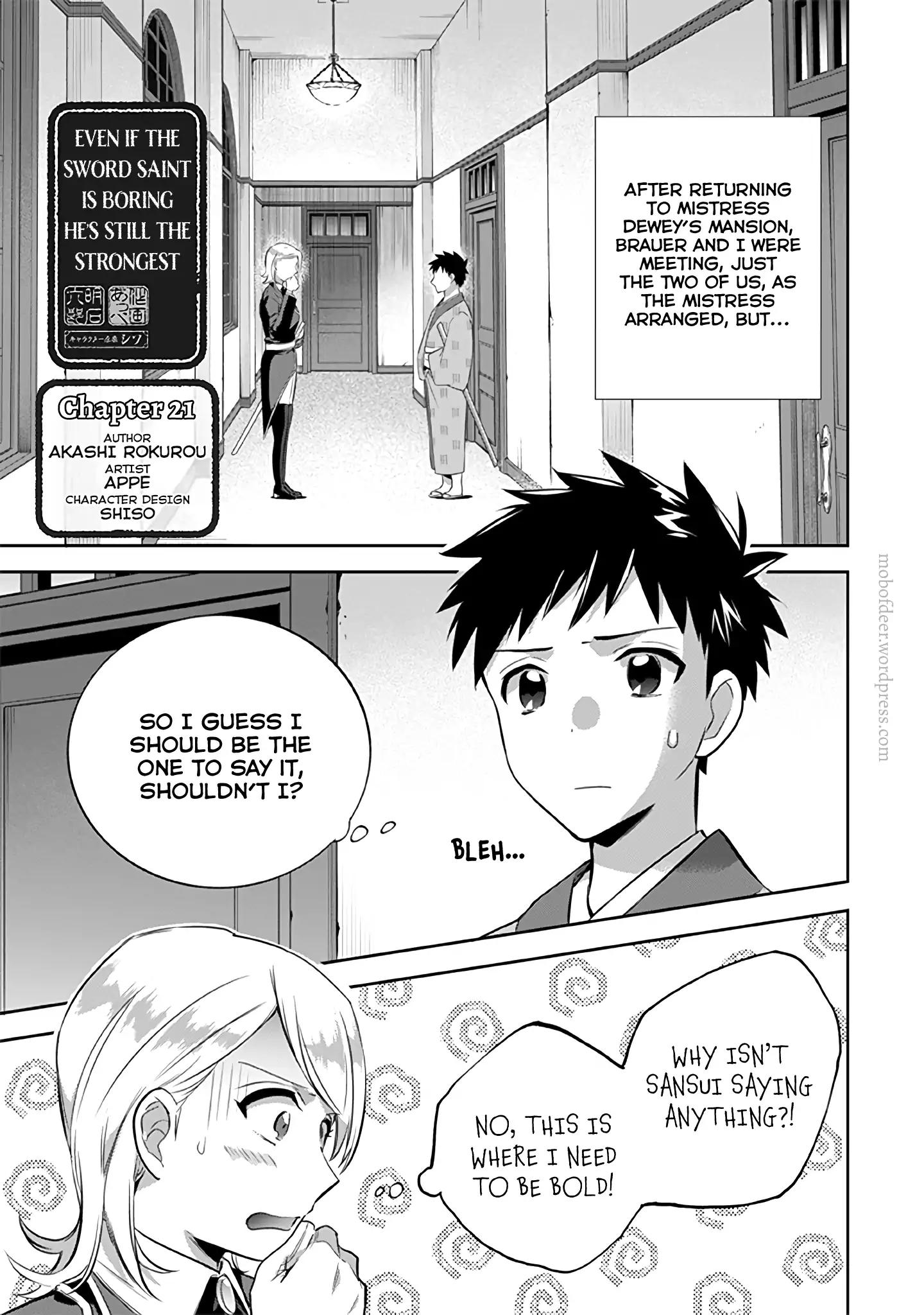 Jimi na Kensei wa Sore Demo Saikyou desu Chapter 21 — Page 2