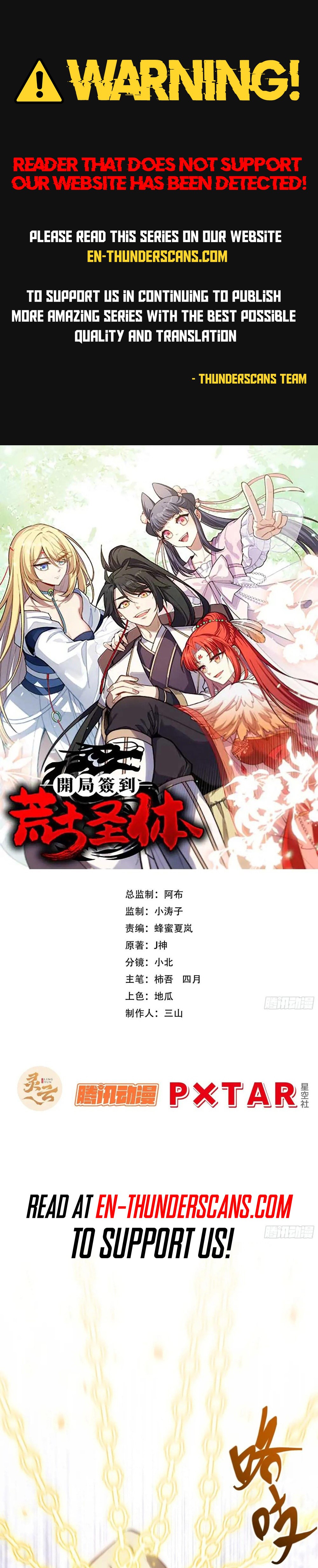 Kaiju Qiandao Huanggu Sheng Ti Chapter 102 — Page 1