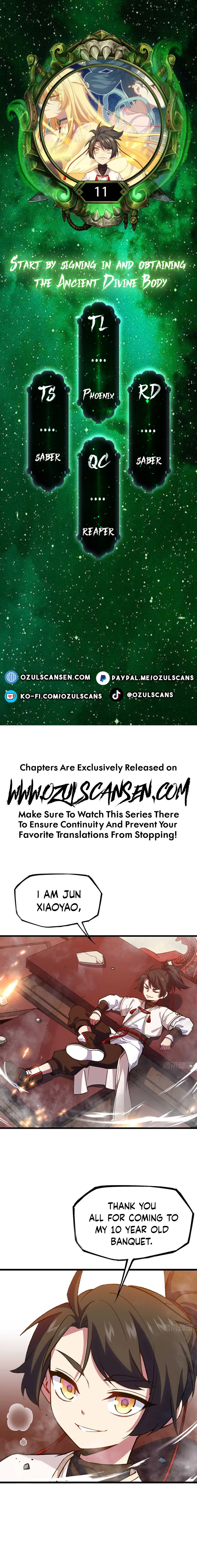 Kaiju Qiandao Huanggu Sheng Ti Chapter 11 — Page 1