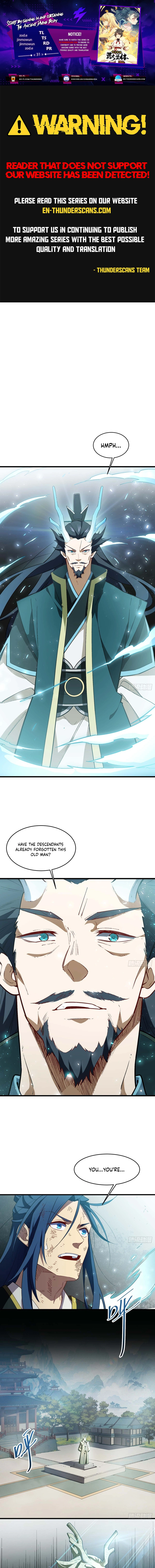 Kaiju Qiandao Huanggu Sheng Ti Chapter 31 — Page 1