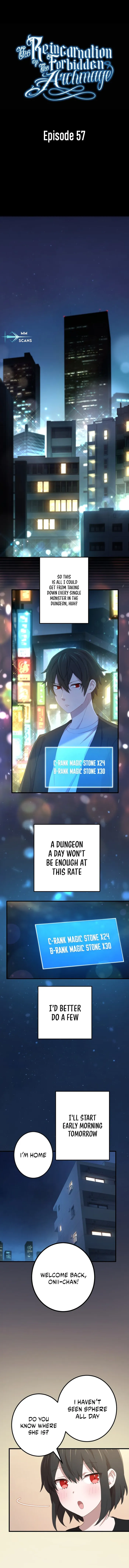 Kinki no Tensei Daimadoushi ~Munou kara Level Up de Saikyou ni~ Chapter 57 — Page 1