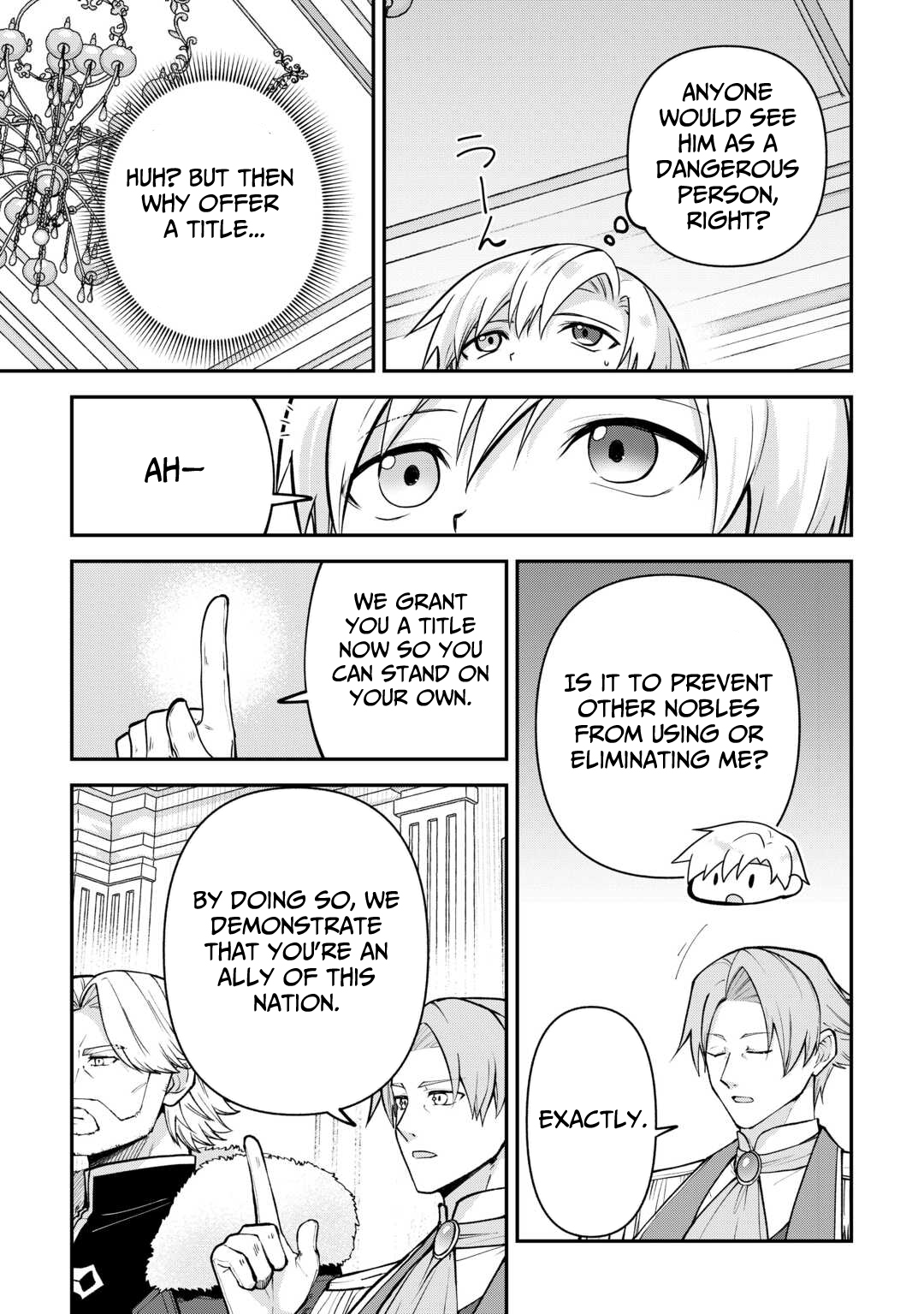 Kizokuka Sannan no Nariagari Life - Umarete Sugu ni Jingai Nintei Sareta Shounen wa Isekai wo Mankitsu Suru Chapter 21 — Page 14