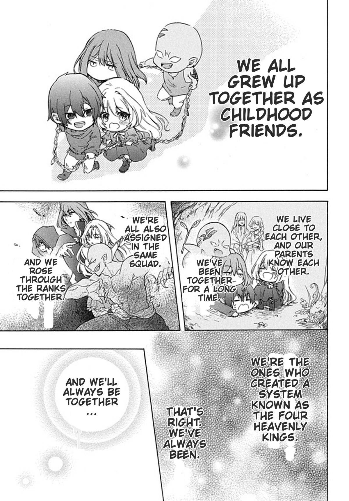 "Kukuku... Yatsu wa Shitennou no Naka demo Saijaku" to Kaikosareta Ore, Naze ka Yuusha to Seijo ni Shishou ni naru Chapter 1 — Page 3