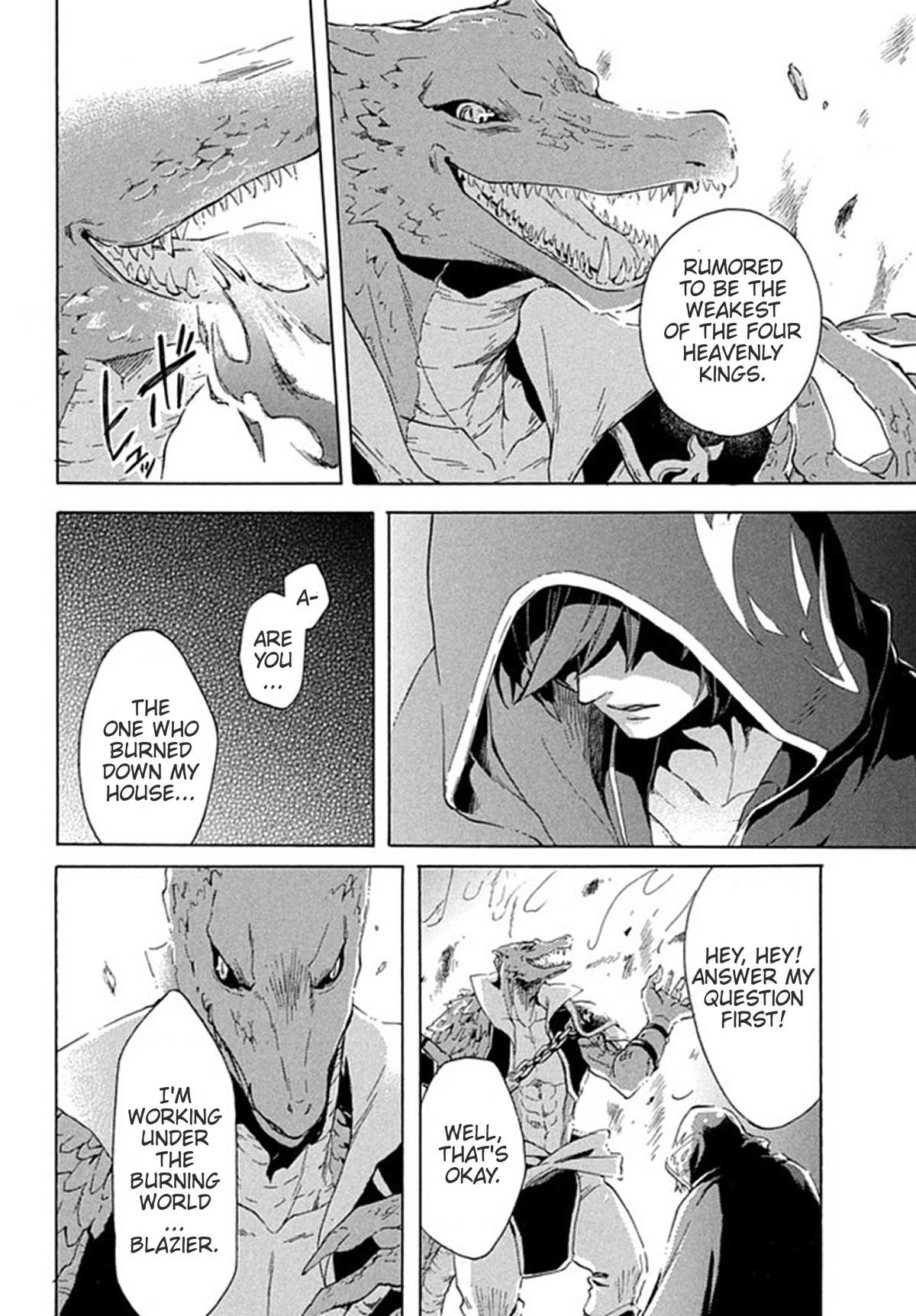 "Kukuku... Yatsu wa Shitennou no Naka demo Saijaku" to Kaikosareta Ore, Naze ka Yuusha to Seijo ni Shishou ni naru Chapter 1 — Page 12