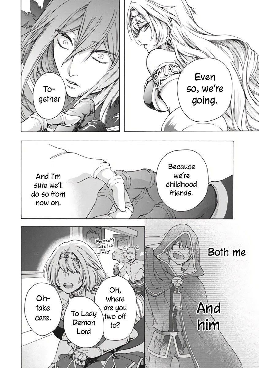 "Kukuku... Yatsu wa Shitennou no Naka demo Saijaku" to Kaikosareta Ore, Naze ka Yuusha to Seijo ni Shishou ni naru Chapter 10.1 — Page 4