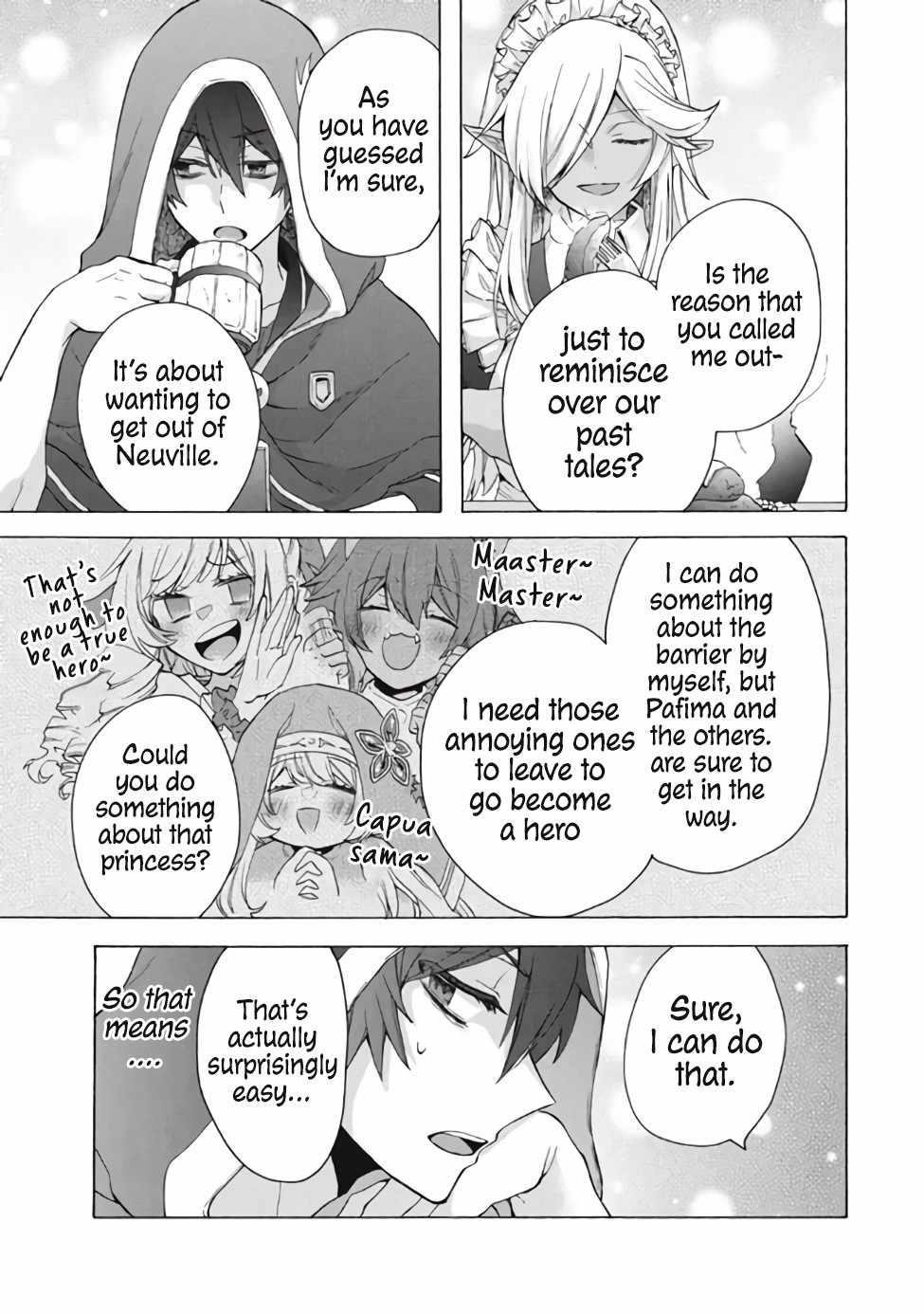 "Kukuku... Yatsu wa Shitennou no Naka demo Saijaku" to Kaikosareta Ore, Naze ka Yuusha to Seijo ni Shishou ni naru Chapter 12.2 — Page 10