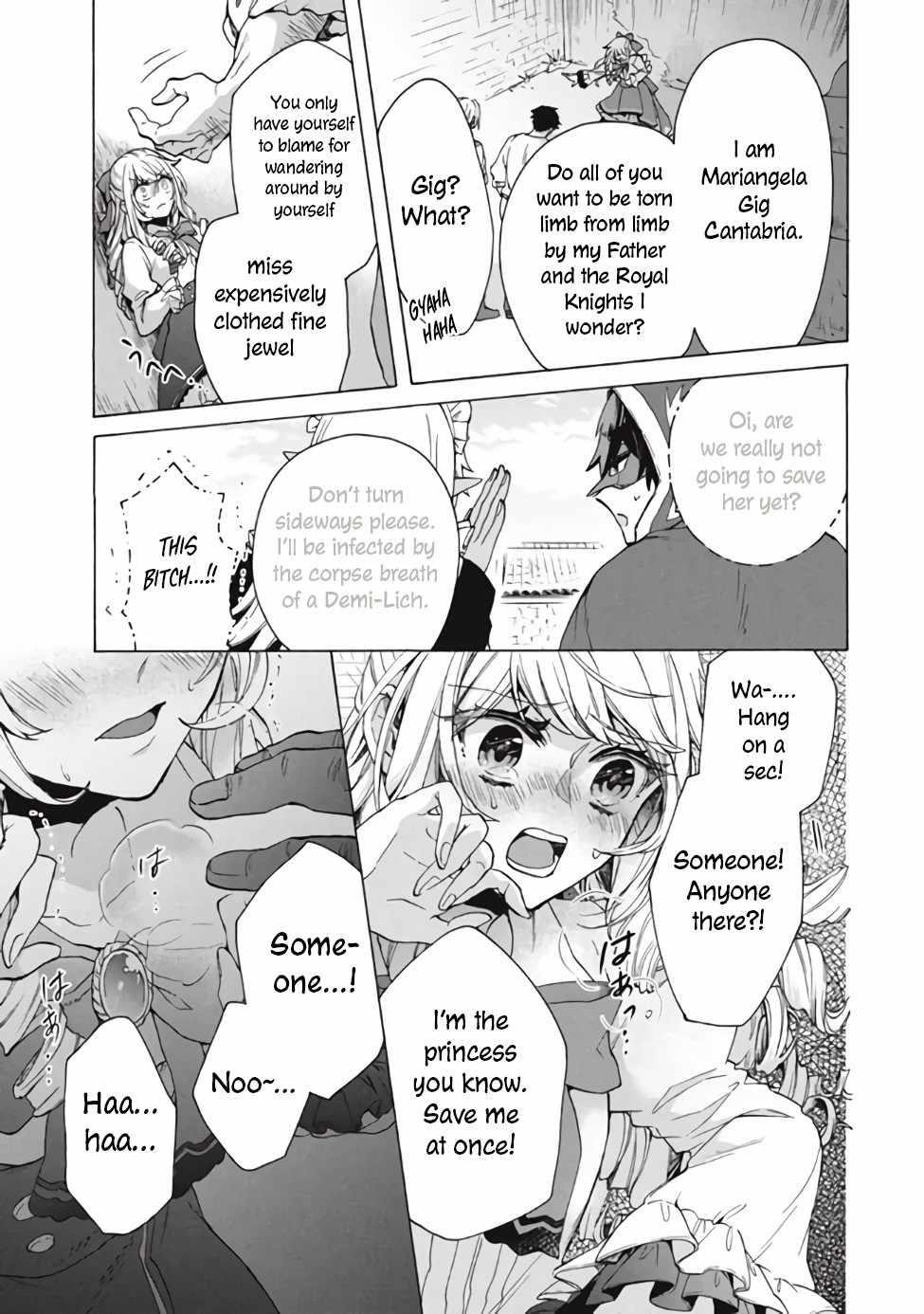 "Kukuku... Yatsu wa Shitennou no Naka demo Saijaku" to Kaikosareta Ore, Naze ka Yuusha to Seijo ni Shishou ni naru Chapter 13.1 — Page 3