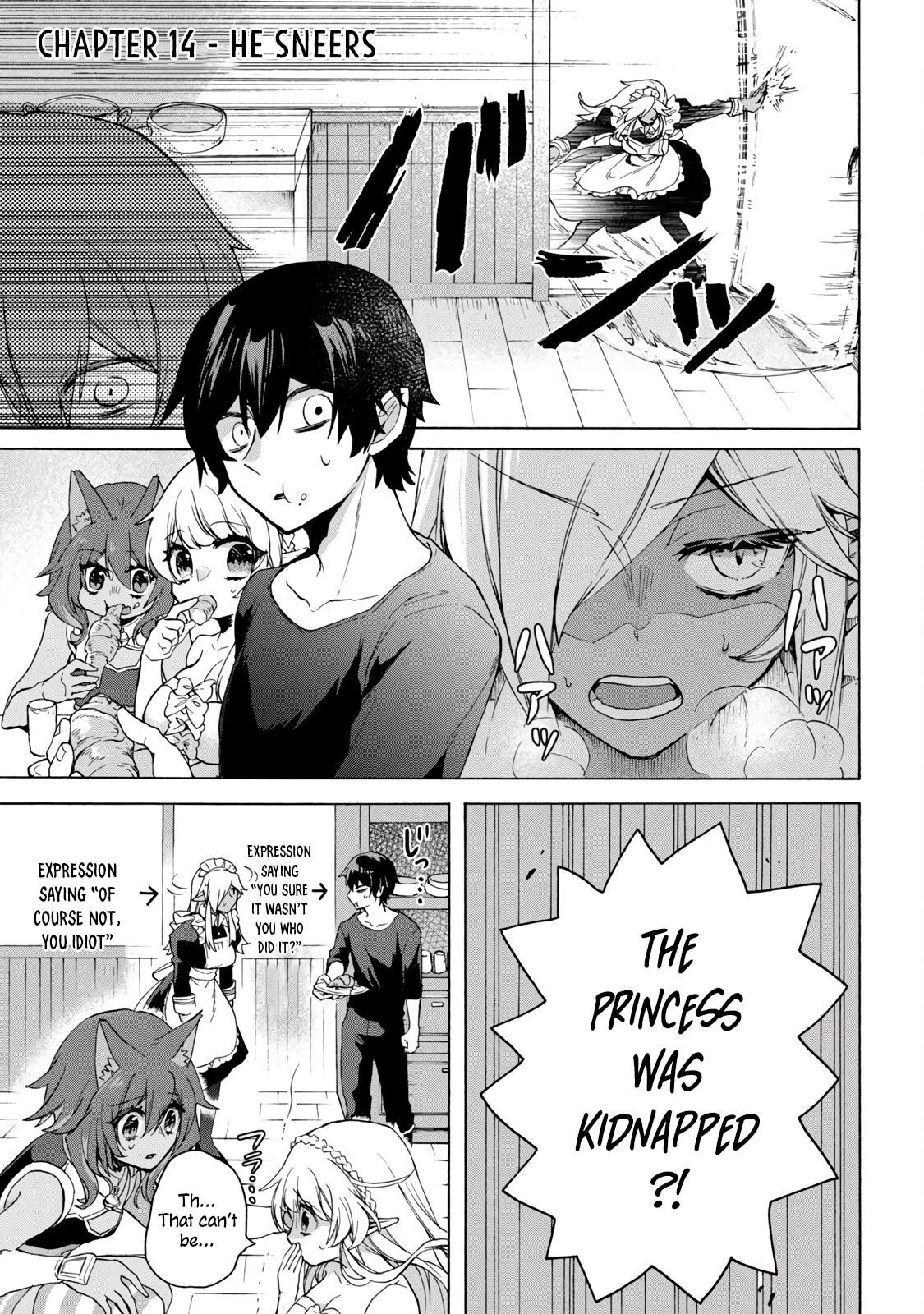 "Kukuku... Yatsu wa Shitennou no Naka demo Saijaku" to Kaikosareta Ore, Naze ka Yuusha to Seijo ni Shishou ni naru Chapter 14.1 — Page 1