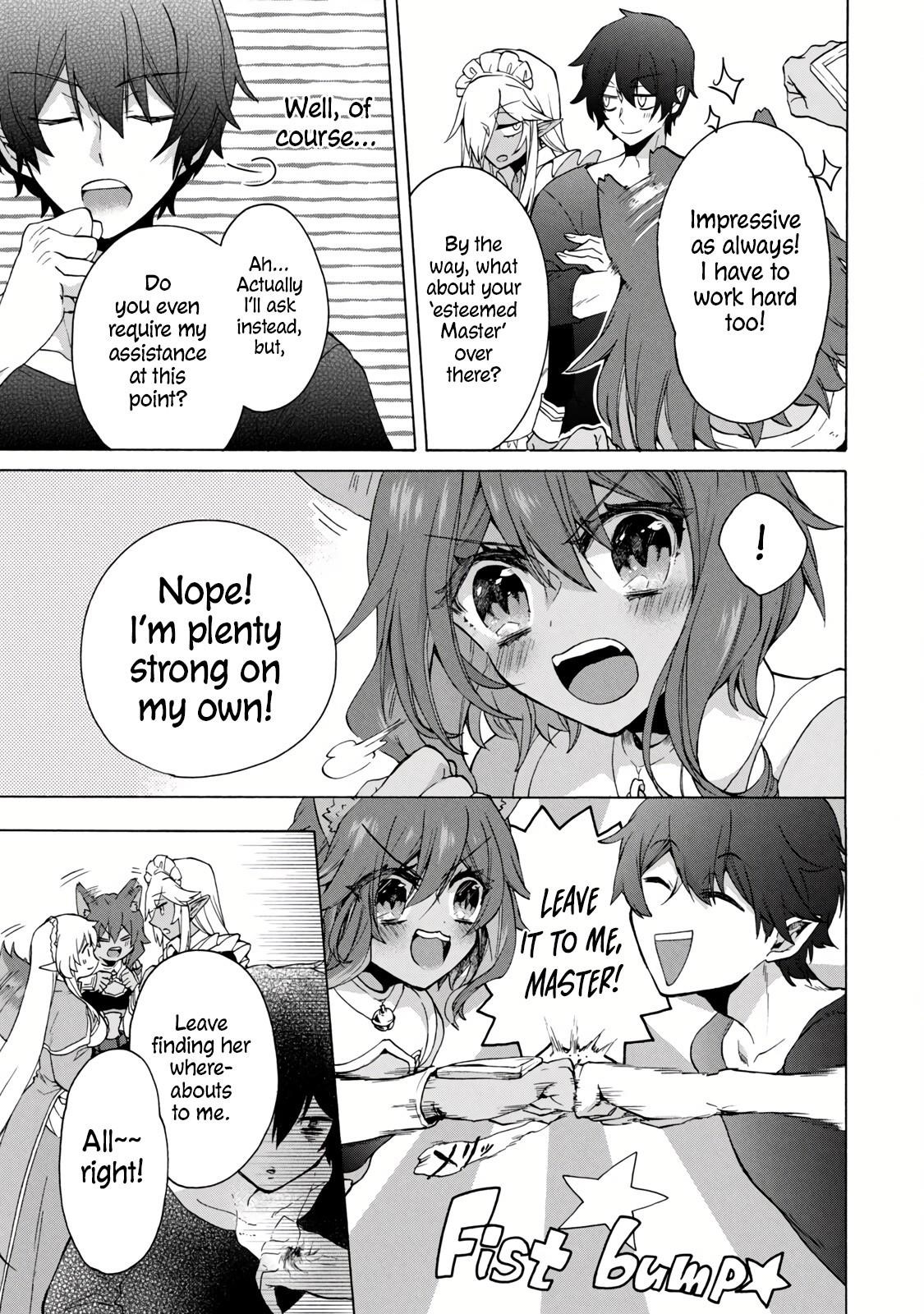 "Kukuku... Yatsu wa Shitennou no Naka demo Saijaku" to Kaikosareta Ore, Naze ka Yuusha to Seijo ni Shishou ni naru Chapter 14.1 — Page 5