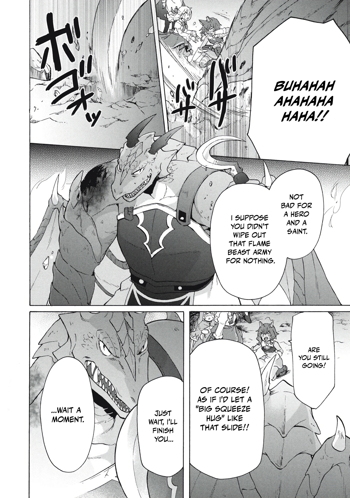 "Kukuku... Yatsu wa Shitennou no Naka demo Saijaku" to Kaikosareta Ore, Naze ka Yuusha to Seijo ni Shishou ni naru Chapter 15.1 — Page 11