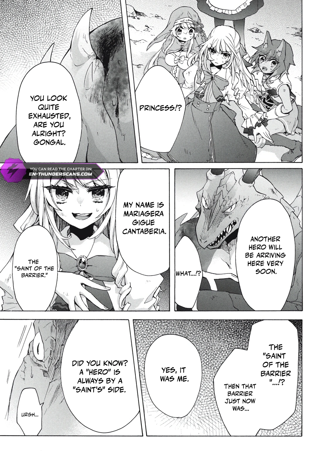 "Kukuku... Yatsu wa Shitennou no Naka demo Saijaku" to Kaikosareta Ore, Naze ka Yuusha to Seijo ni Shishou ni naru Chapter 15.1 — Page 12