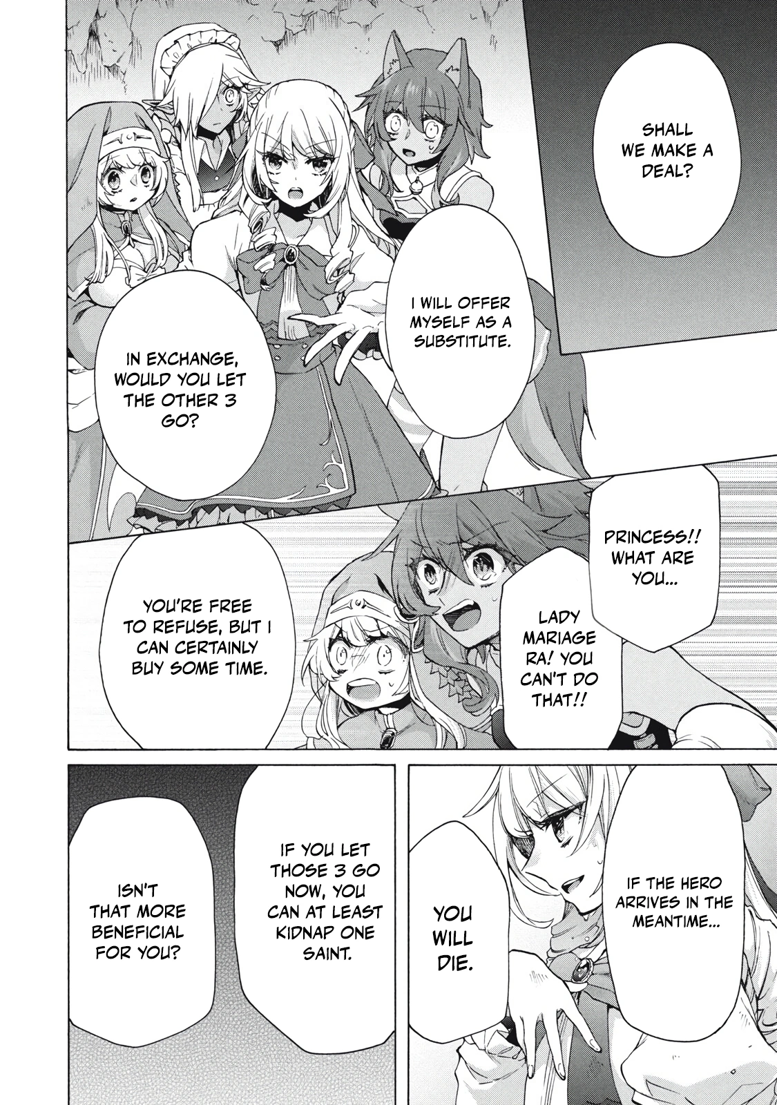 "Kukuku... Yatsu wa Shitennou no Naka demo Saijaku" to Kaikosareta Ore, Naze ka Yuusha to Seijo ni Shishou ni naru Chapter 15.1 — Page 13