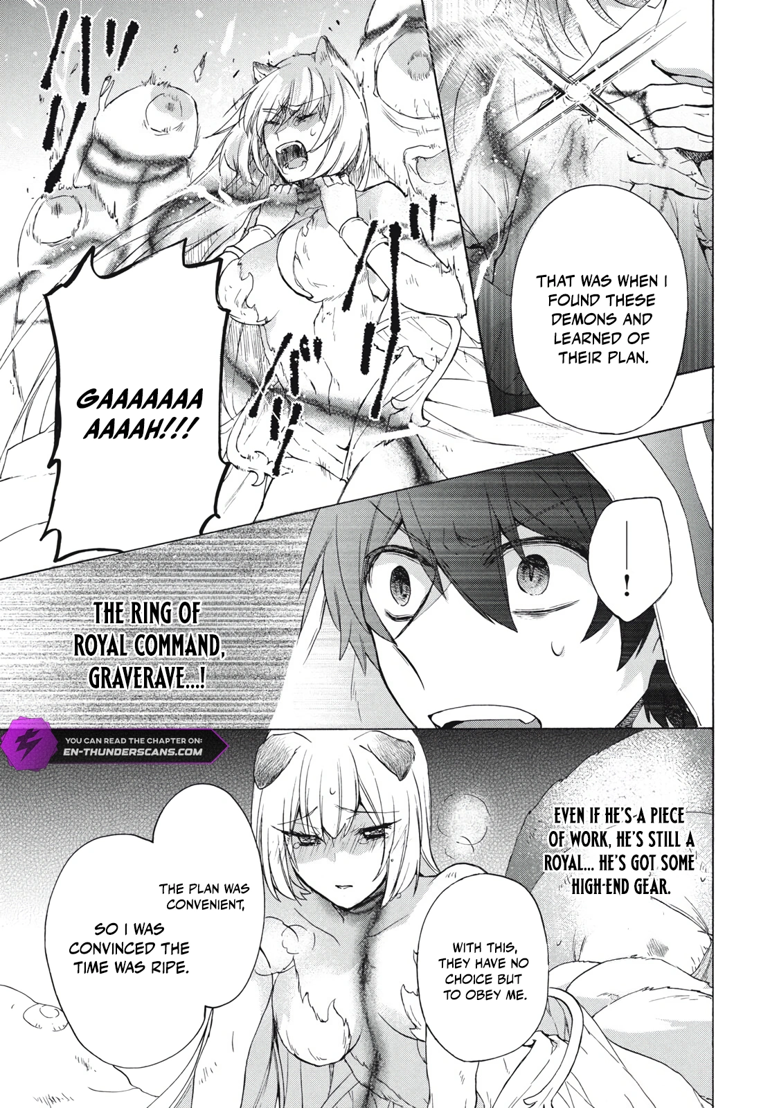 "Kukuku... Yatsu wa Shitennou no Naka demo Saijaku" to Kaikosareta Ore, Naze ka Yuusha to Seijo ni Shishou ni naru Chapter 16.2 — Page 14