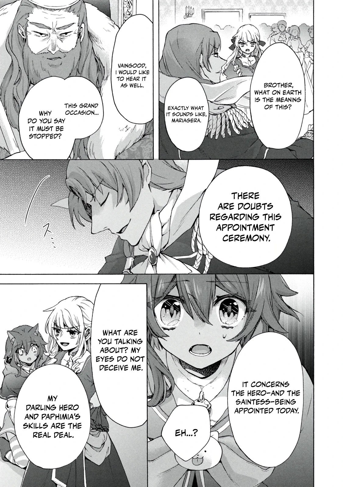 "Kukuku... Yatsu wa Shitennou no Naka demo Saijaku" to Kaikosareta Ore, Naze ka Yuusha to Seijo ni Shishou ni naru Chapter 17.1 — Page 7