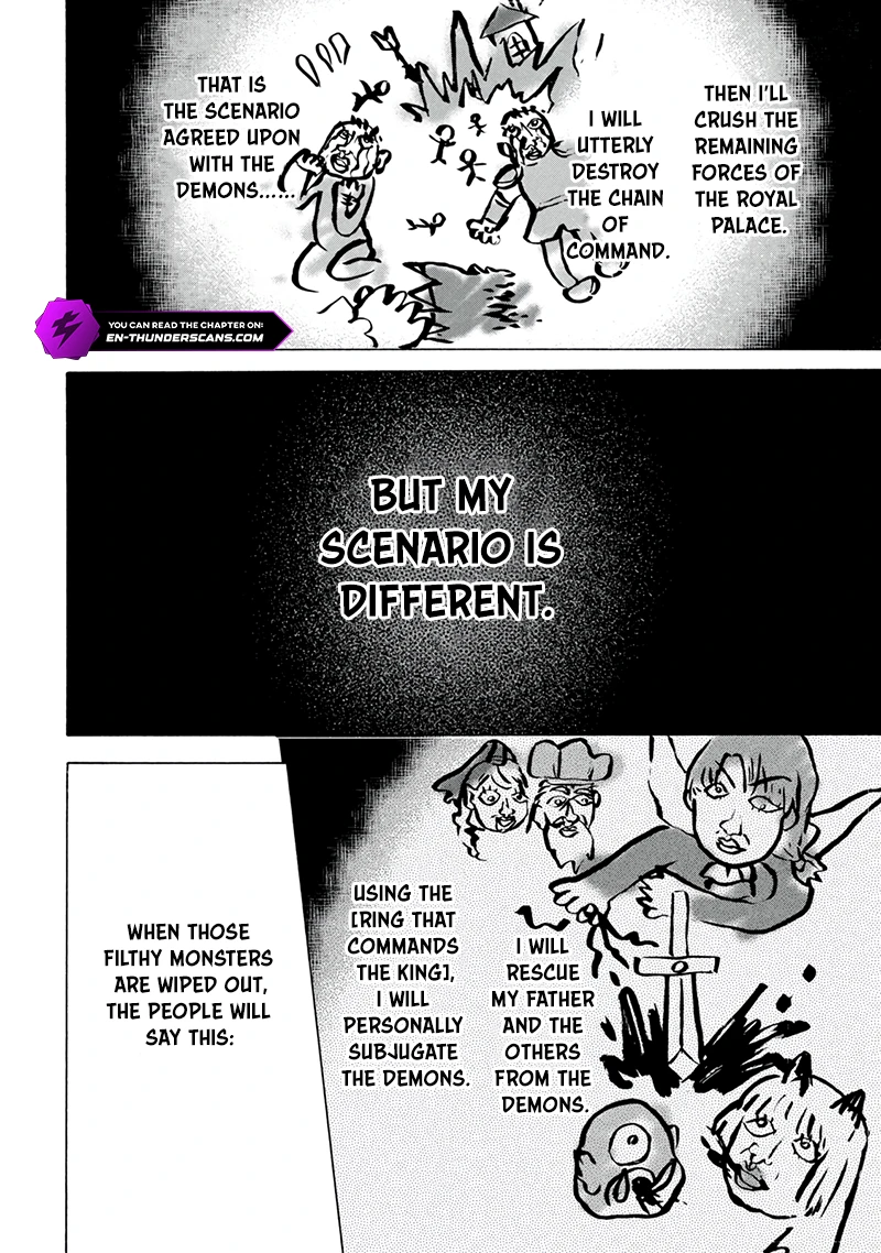 "Kukuku... Yatsu wa Shitennou no Naka demo Saijaku" to Kaikosareta Ore, Naze ka Yuusha to Seijo ni Shishou ni naru Chapter 20.1 — Page 7