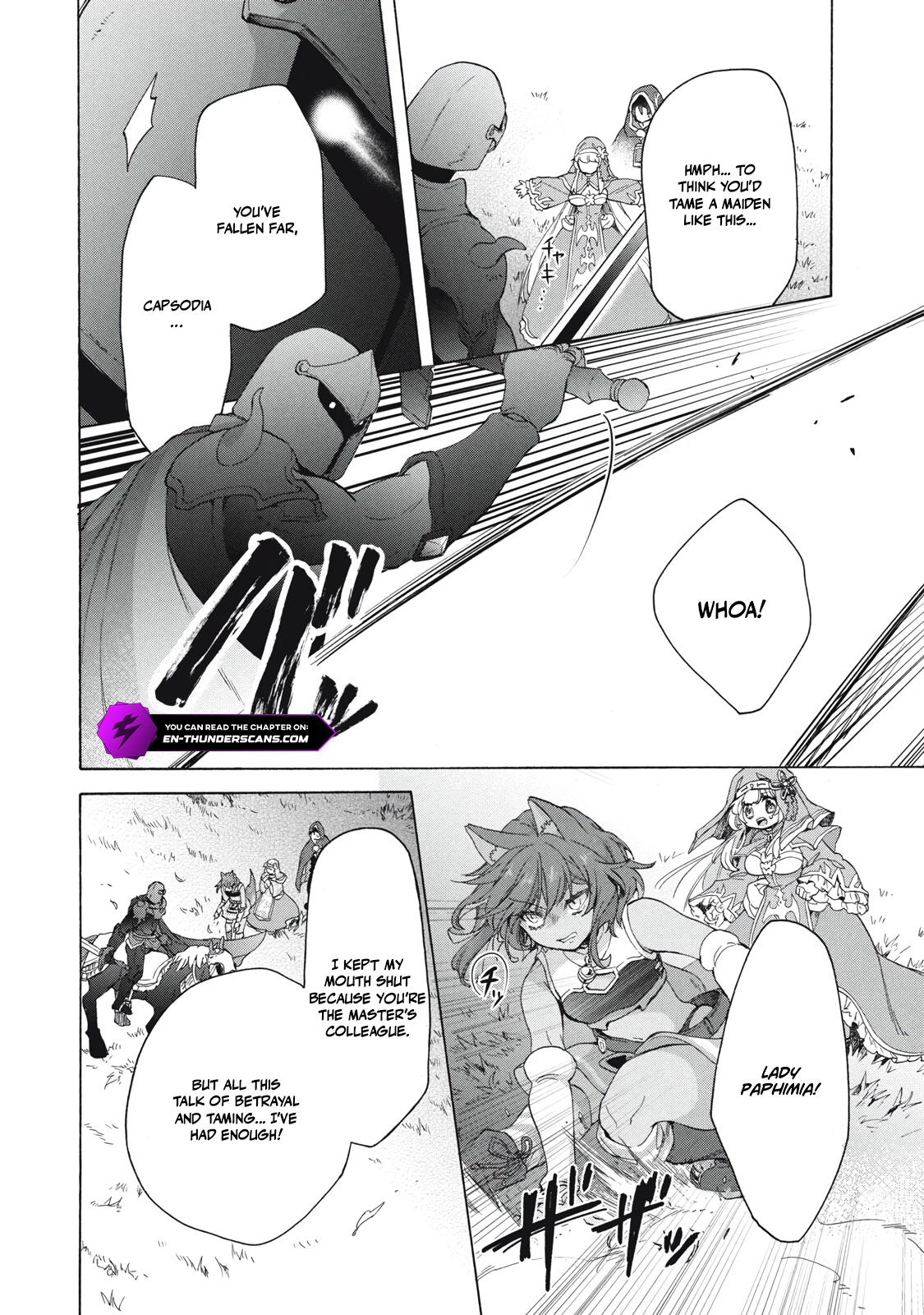 "Kukuku... Yatsu wa Shitennou no Naka demo Saijaku" to Kaikosareta Ore, Naze ka Yuusha to Seijo ni Shishou ni naru Chapter 25.2 — Page 10
