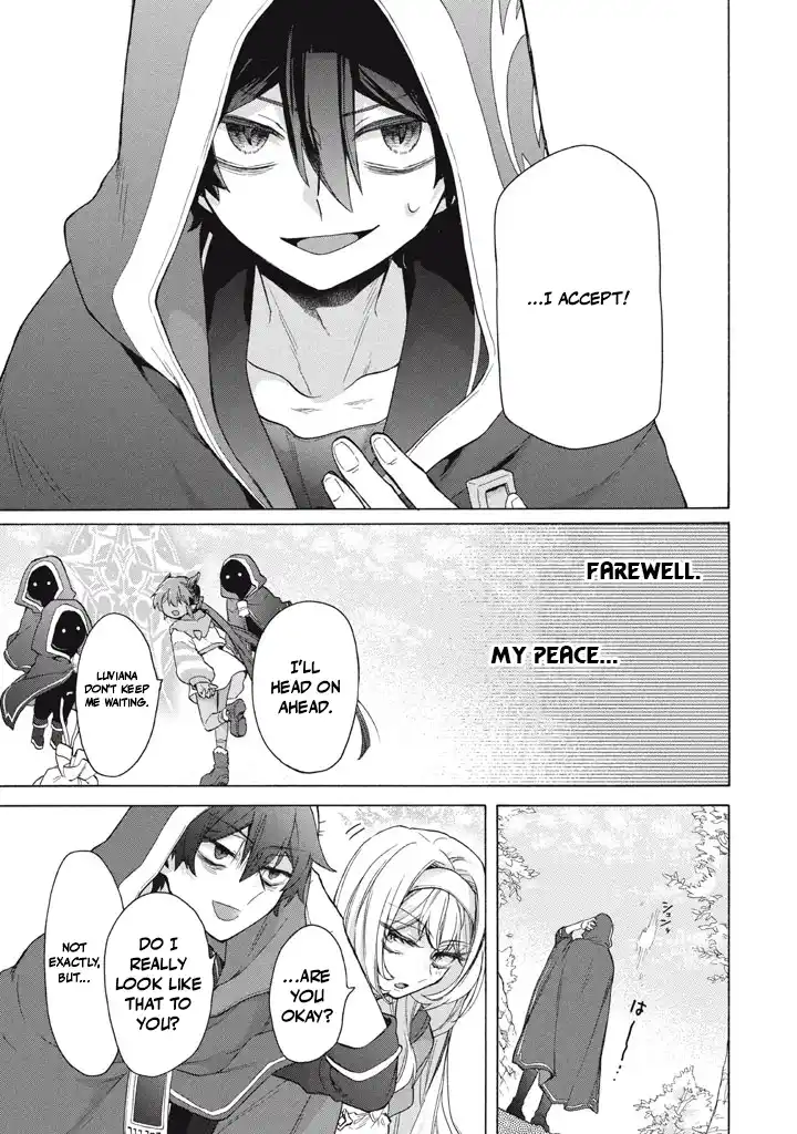 "Kukuku... Yatsu wa Shitennou no Naka demo Saijaku" to Kaikosareta Ore, Naze ka Yuusha to Seijo ni Shishou ni naru Chapter 35.1 — Page 16