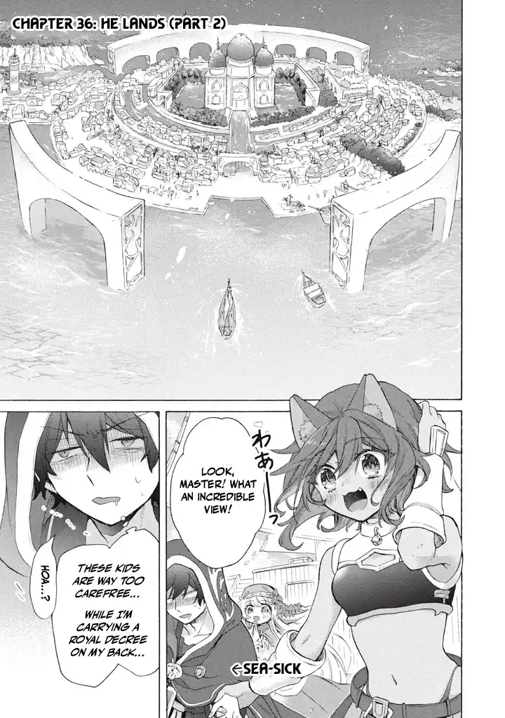 "Kukuku... Yatsu wa Shitennou no Naka demo Saijaku" to Kaikosareta Ore, Naze ka Yuusha to Seijo ni Shishou ni naru Chapter 36.2 — Page 2