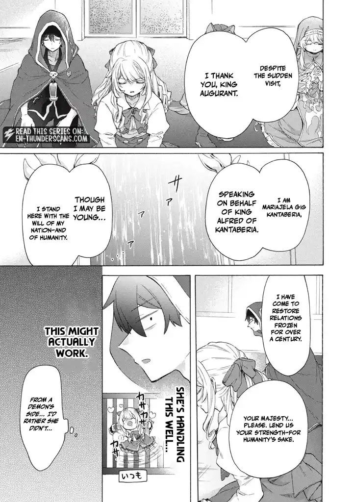 "Kukuku... Yatsu wa Shitennou no Naka demo Saijaku" to Kaikosareta Ore, Naze ka Yuusha to Seijo ni Shishou ni naru Chapter 37.1 — Page 4