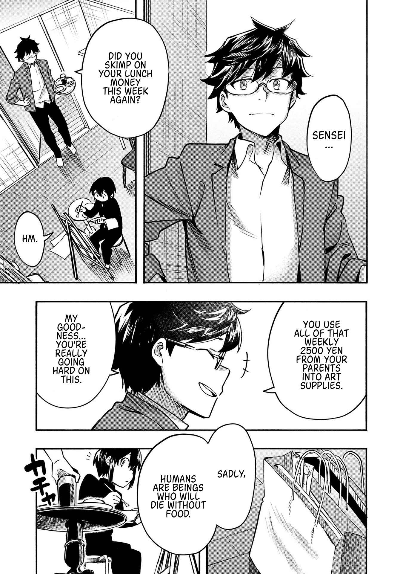 Kyou mo E ni Kaita Mochi ga Umai Chapter 1 — Page 5