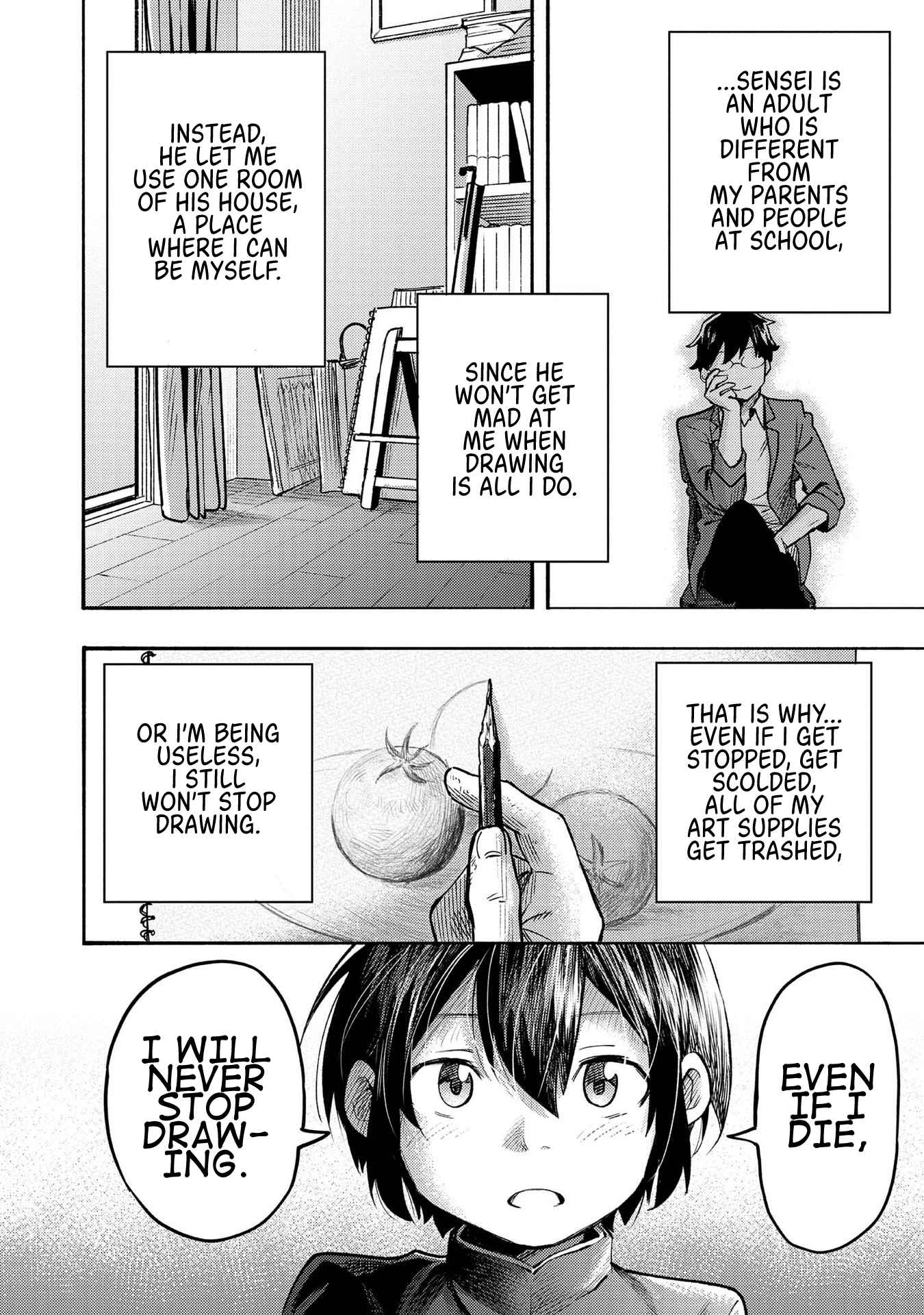 Kyou mo E ni Kaita Mochi ga Umai Chapter 1 — Page 10