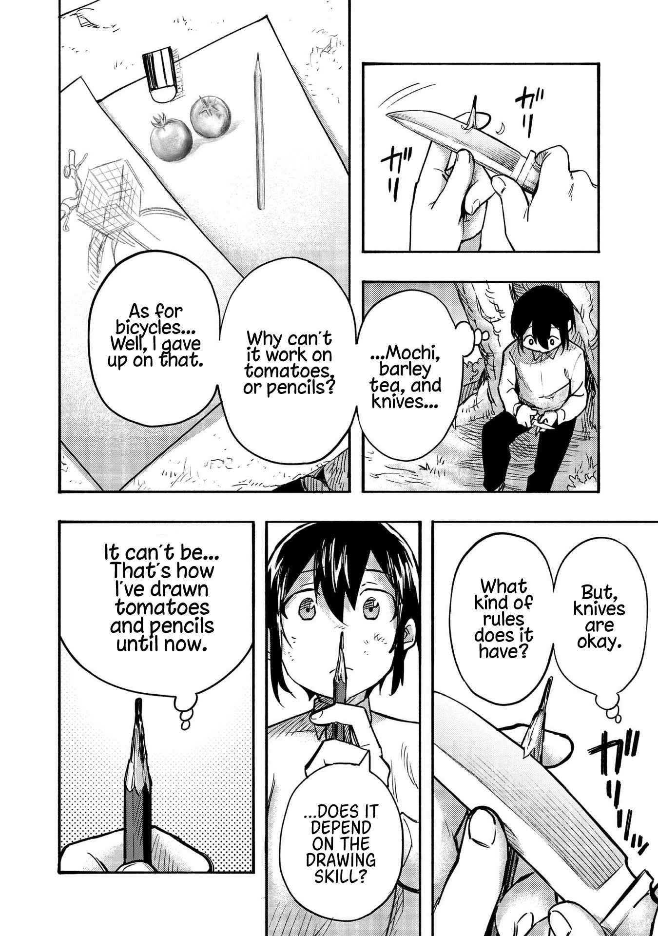 Kyou mo E ni Kaita Mochi ga Umai Chapter 1 — Page 36