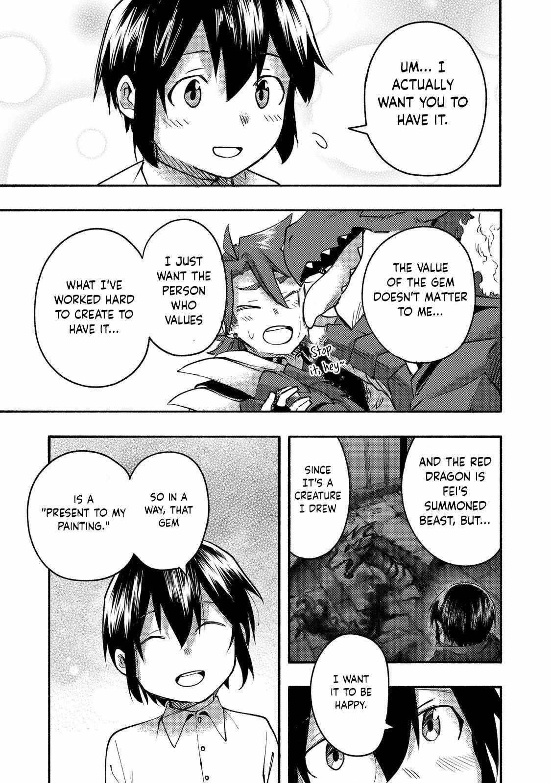 Kyou mo E ni Kaita Mochi ga Umai Chapter 10 — Page 22