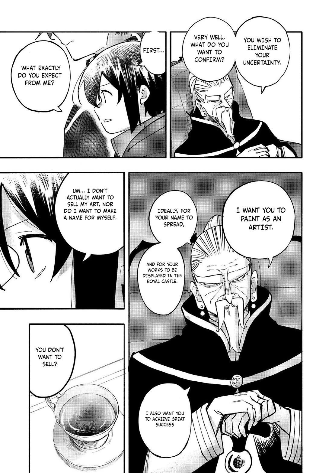 Kyou mo E ni Kaita Mochi ga Umai Chapter 31 — Page 14