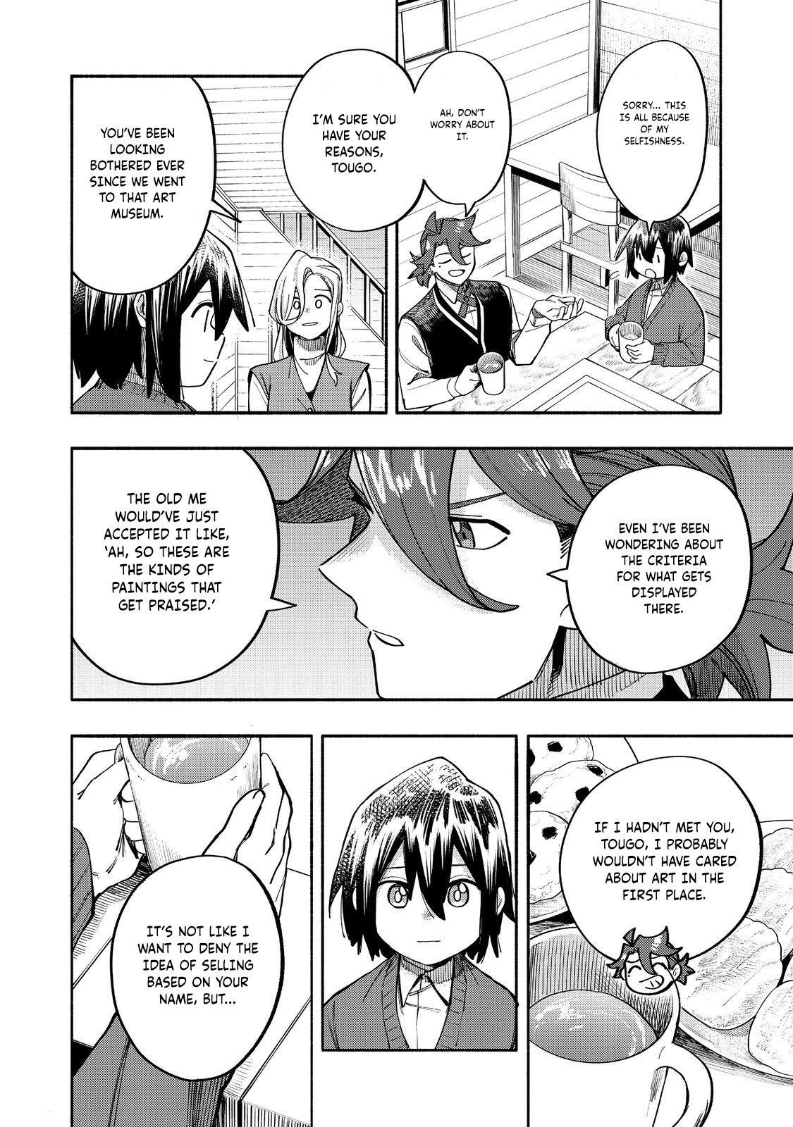 Kyou mo E ni Kaita Mochi ga Umai Chapter 40 — Page 21