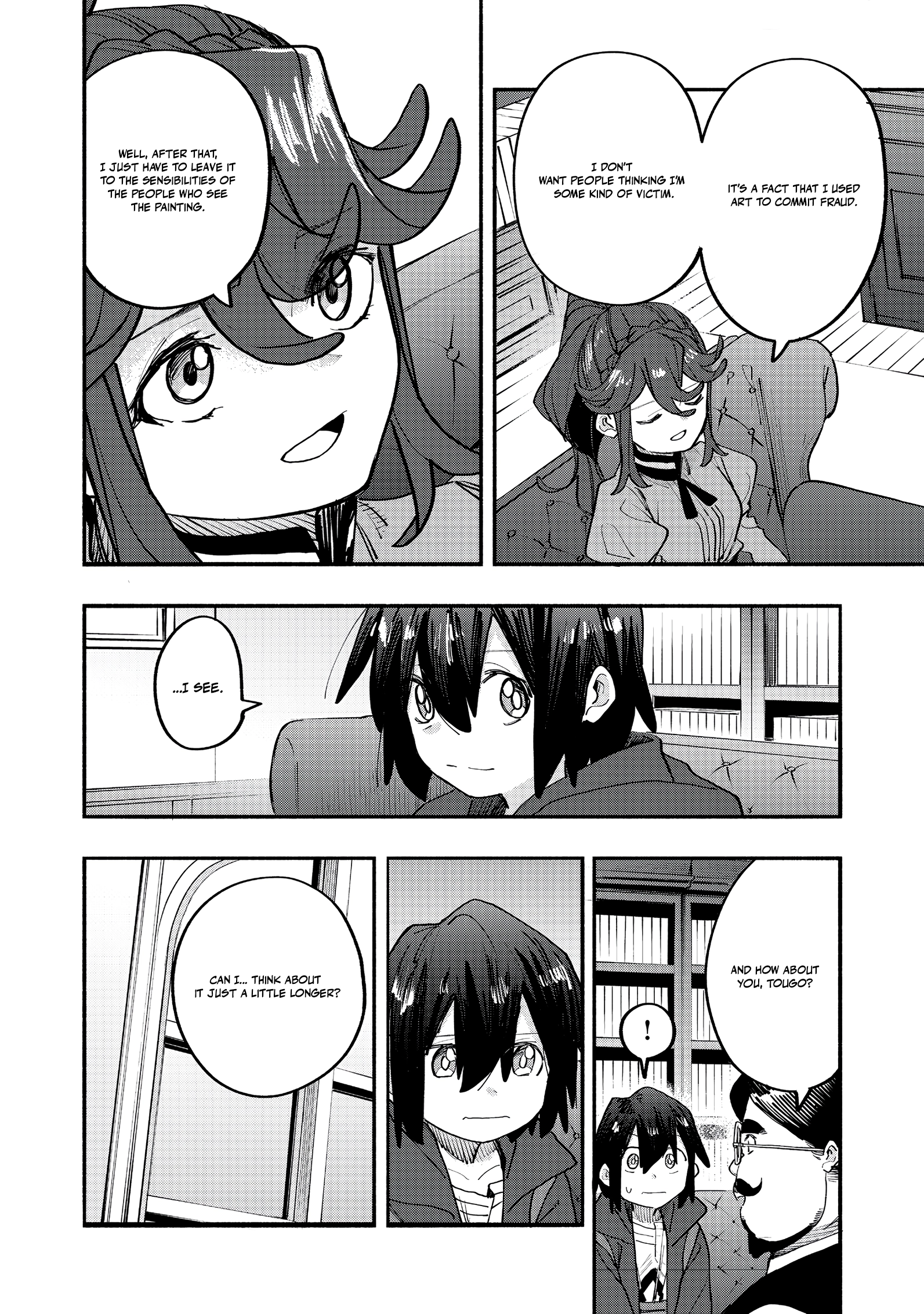 Kyou mo E ni Kaita Mochi ga Umai Chapter 45 — Page 12