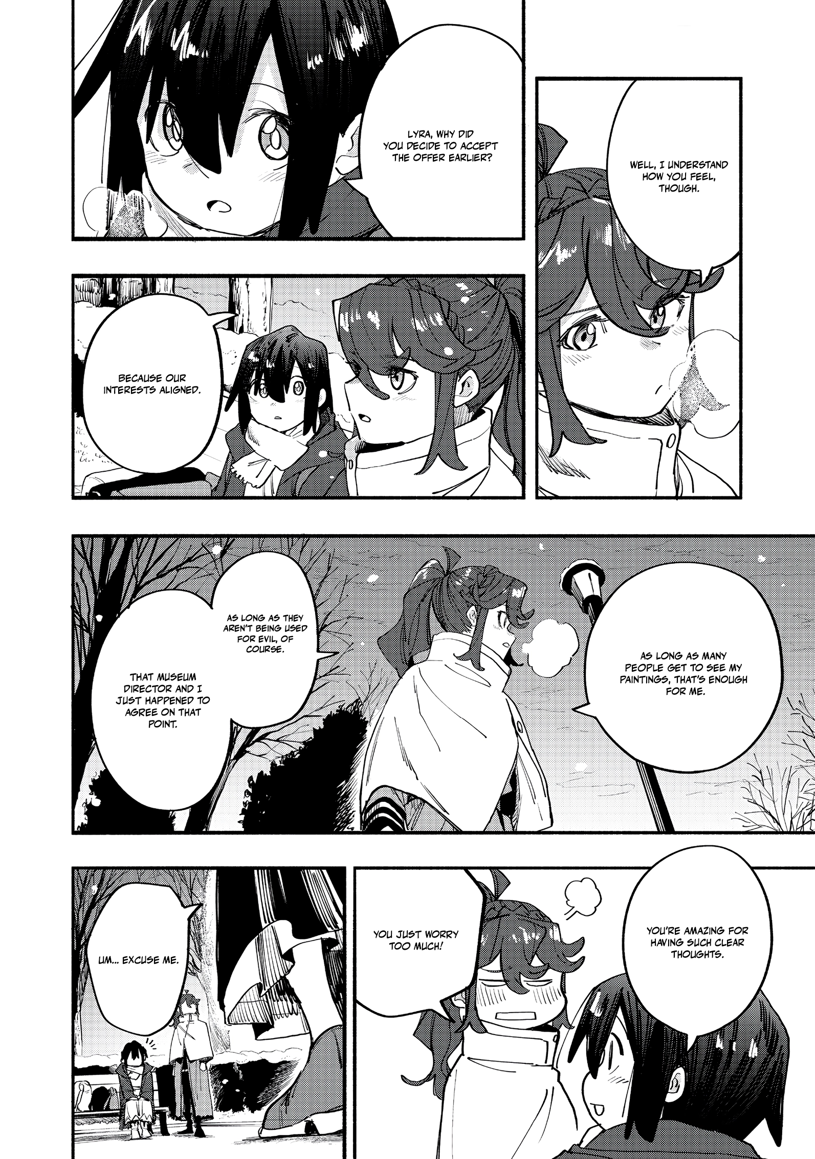 Kyou mo E ni Kaita Mochi ga Umai Chapter 45 — Page 14