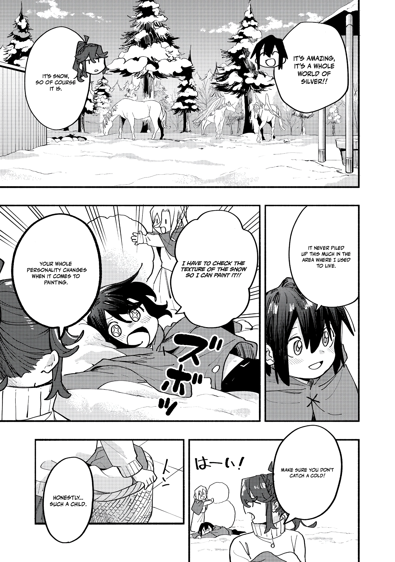 Kyou mo E ni Kaita Mochi ga Umai Chapter 45 — Page 29