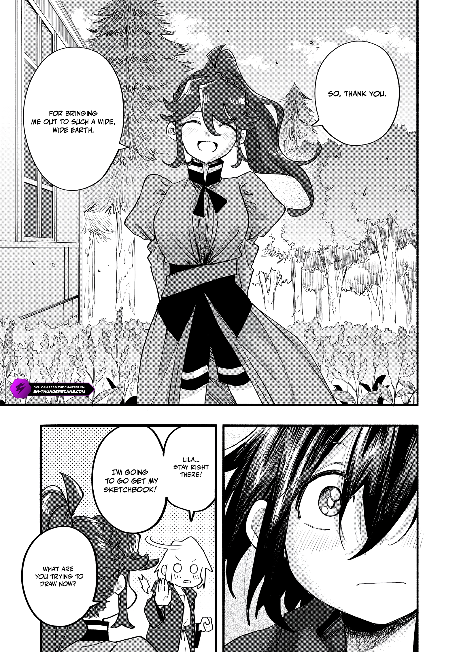 Kyou mo E ni Kaita Mochi ga Umai Chapter 46 — Page 35