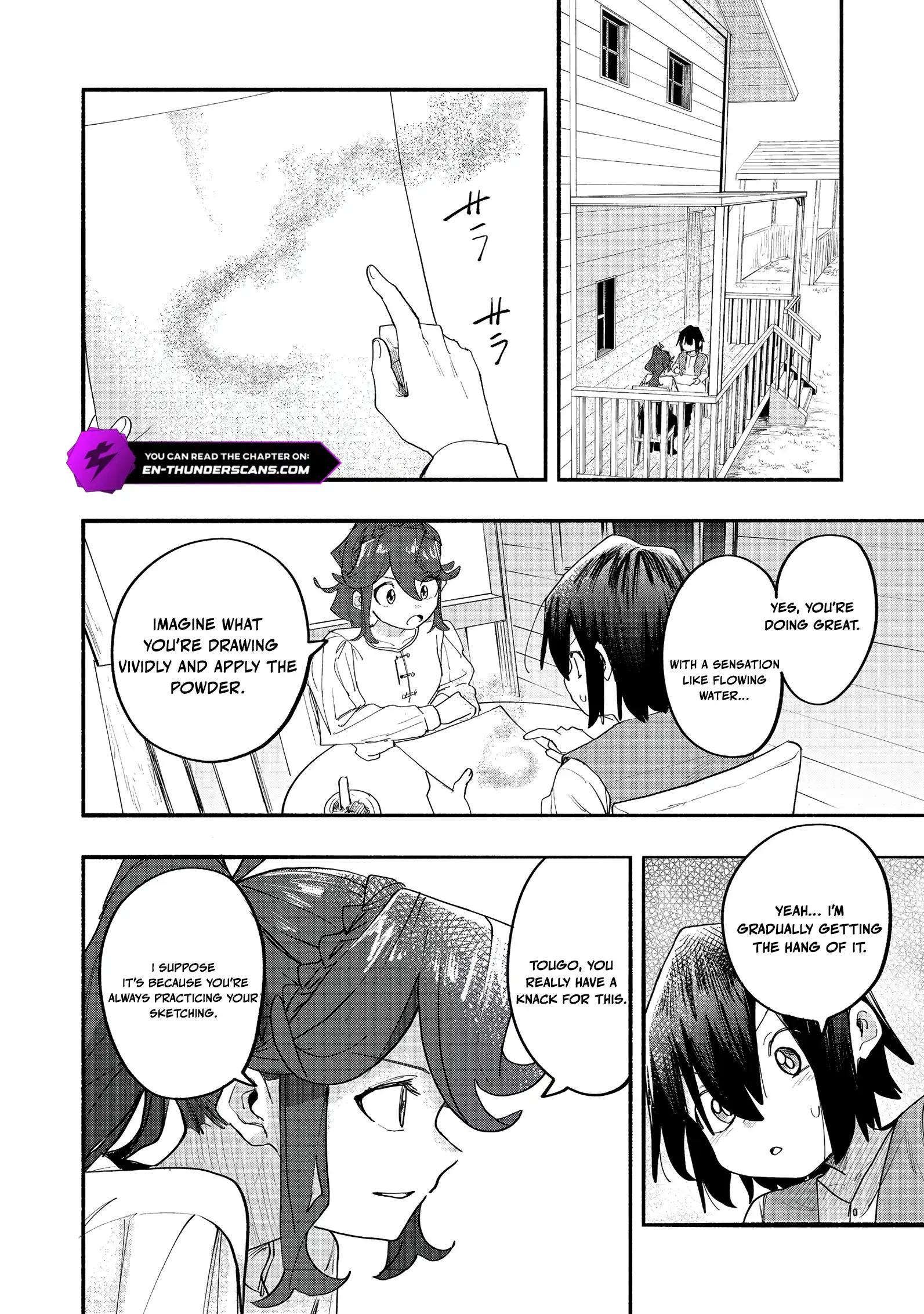 Kyou mo E ni Kaita Mochi ga Umai Chapter 47 — Page 6